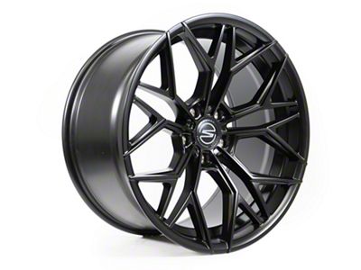 Select Precision Alloys Syndicate Satin Black Wheel; 20x9; 20mm Offset (84-01 Jeep Cherokee XJ)