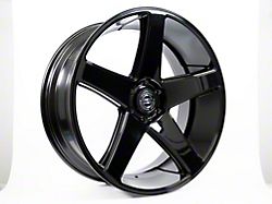 Select Precision Alloys Spectrum Glossy Black Wheel; 24x10; 15mm Offset (22-25 Jeep Grand Cherokee WL)