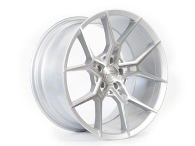 Select Precision Alloys Alpine Gloss Silver Brushed Wheel; 20x10.5; 38mm Offset (87-95 Jeep Wrangler YJ)