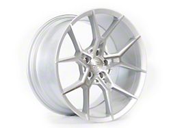 Select Precision Alloys Alpine Gloss Silver Brushed Wheel; 20x9; 38mm Offset (87-95 Jeep Wrangler YJ)