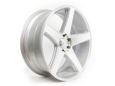 Select Precision Alloys Spectrum Gloss Silver Machined 6-Lug Wheel; 24x10; 19mm Offset (22-25 Tundra)