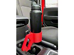 Sheltech 3D 3rd Cup Holder; Red (20-25 Jeep Gladiator JT)