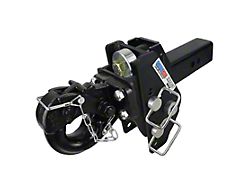 Shocker Hitch Impact Max 20K Cushion Pintle Hook for 2.50-Inch Receiver Hitch; 1-Inch Rise to 6-1/2-Drop (Universal; Some Adaptation May Be Required)