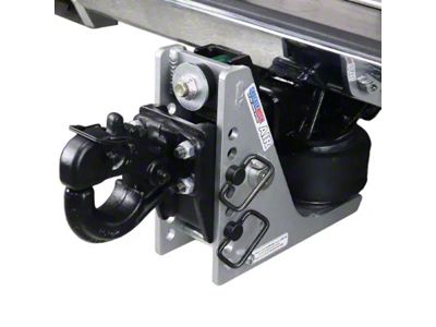 Shocker Hitch Streamline 10K Air Hitch Pintle Hook for 2-Inch Receiver Hitch; 3 to 7-Inch Drop (Universal; Some Adaptation May Be Required)