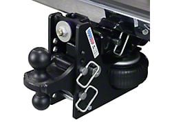 Shocker Hitch HD 20K Max Black Air Hitch and Black Combo Ball Mount for 2-Inch Receiver Hitch; 0.50 to 4.50-Inch Drop (Universal; Some Adaptation May Be Required)