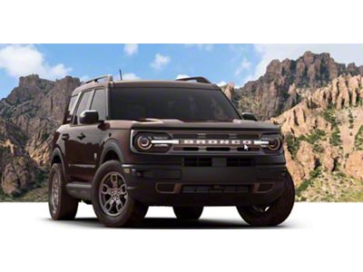 Sick Diesel LED Grille Lights; Black Frame (21-25 Bronco Big Bend)