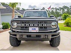 Sick Diesel LED Grille Lights; Smoked; Black Frame (21-25 Bronco Black Diamond)