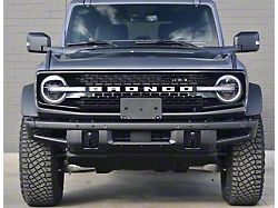 Sick Diesel LED Grille Lights; Smoked; Black Frame (21-25 Bronco Wildtrack)