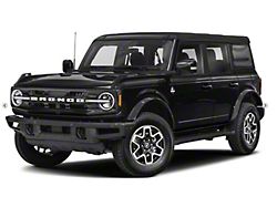 Sick Diesel LED Grille Lights; Smoked; Black Frame (21-25 Bronco Outer Banks)