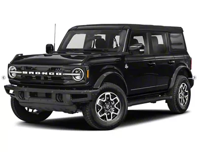 Sick Diesel LED Grille Lights; Smoked; Black Frame (21-25 Bronco Outer Banks)