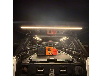 Sick Diesel Truck Bed LED Light Strips; Black Frame with Smoked Lens (Universal; Some Adaptation May Be Required)