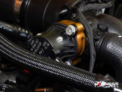 SILA Concepts Blow Off Adaptor Plate; Orange (21-26 Bronco, Excluding Raptor)