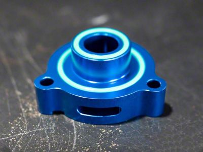 SILA Concepts Blow Off Adaptor Plate; Blue (18-25 2.0L Jeep Wrangler JL)