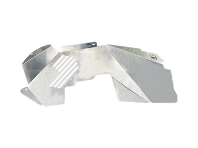 Skull Krushers American Hero Inner Fenders; Bare Aluminum (18-25 Jeep Wrangler JL)
