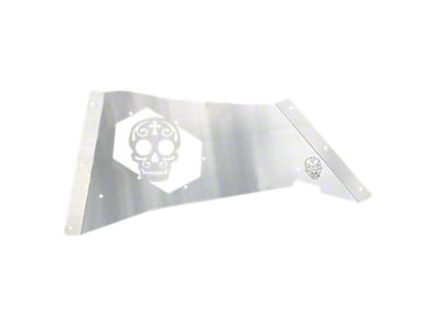 Skull Krushers Suger Skull Fenders; Bare Aluminum (18-25 Jeep Wrangler JL)