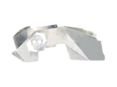Skull Krushers Suger Skull Inner Fenders; Bare Aluminum (18-25 Jeep Wrangler JL)