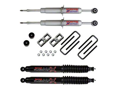 SkyJacker 3-Inch Performance Strut Lift Kit with Black MAX Shocks (05-15 6-Lug Tacoma, Excluding TRD)