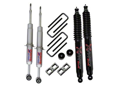 SkyJacker 3-Inch Performance Strut Lift Kit with Black MAX Shocks (16-23 Tacoma, Excluding TRD)
