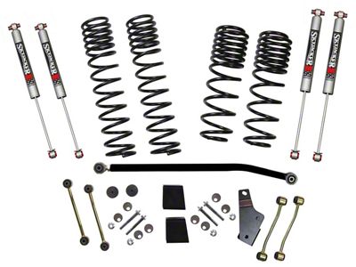 SkyJacker 3.50 to 4-Inch Dual Rate Long Travel Suspension Lift Kit with M95 Performance Shocks (18-25 2.0L or 3.6L Jeep Wrangler JL 4-Door, Excluding Rubicon)