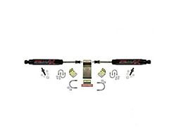 SkyJacker Black MAX High Clearance Dual Steering Stabilizer Kit (18-24 Jeep Wrangler JL)
