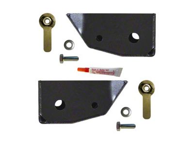 SkyJacker Rear Lower Shock Skid Plates (21-25 Bronco)