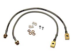 SkyJacker Front Stainless Steel Brake Lines for 3.50 to 6-Inch Lift (87-95 Jeep Wrangler YJ)
