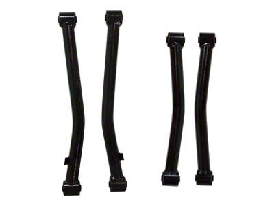 SkyJacker Heavy Duty Fixed Front and Rear Lower Control Arms for 1 to 4-Inch Lift (18-25 Jeep Wrangler JL)