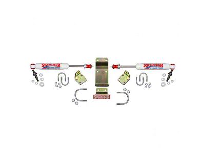 SkyJacker Hydro 7000 High Clearance Dual Steering Stabilizer Kit (18-25 Jeep Wrangler JL)