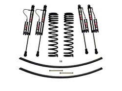SkyJacker 3-Inch Dual Rate Long Travel Suspension Lift Kit with ADX 2.0 Remote Reservoir Shocks (84-01 Jeep Cherokee XJ)