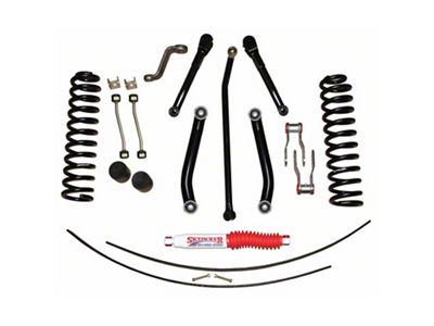 SkyJacker 4.50-Inch Dual Rate Long Travel Suspension Lift Kit with Standard Lower Links (84-01 Jeep Cherokee XJ)