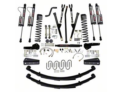 SkyJacker 4.50-Inch Rock Ready 2 Suspension Lift Kit with ADX 2.0 Remote Reservoir Shocks (84-01 Jeep Cherokee XJ)