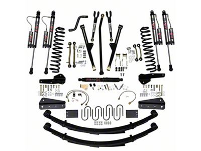 SkyJacker 6-Inch Rock Ready 2 Suspension Lift Kit with ADX 2.0 Remote Reservoir Shocks (84-01 Jeep Cherokee XJ)