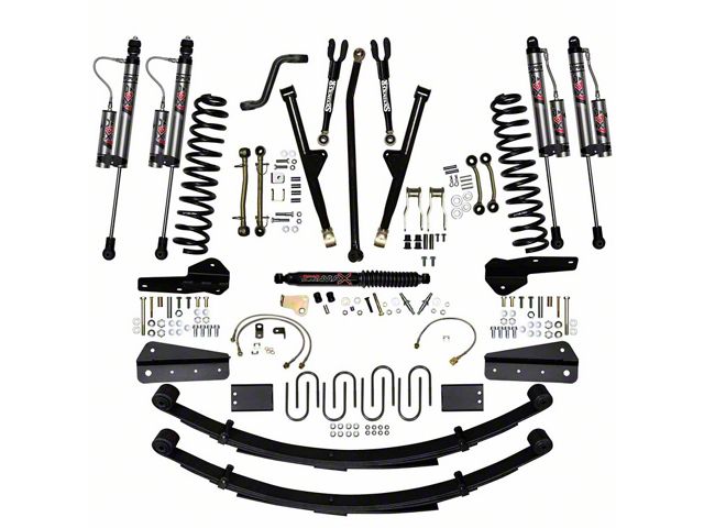 6 Inch Shock Struts SkyJacker Jeep Cherokee 6-Inch Rock Ready 2 Suspension Lift Kit with ...