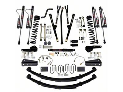SkyJacker 8-Inch Rock Ready 2 Suspension Lift Kit with ADX 2.0 Remote Reservoir Shocks (84-01 Jeep Cherokee XJ)