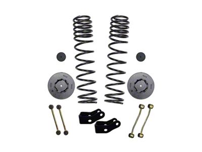 SkyJacker 2-Inch Dual Rate Long Travel Coil Spring Suspension Lift Kit with Rear Metal Coil Spring Spacers and Shock Extensions (20-25 Jeep Gladiator JT Mojave)