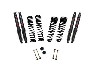 SkyJacker 2.50-Inch Dual Rate Long Travel Suspension Lift Kit with Black MAX Shocks (21-25 3.0L EcoDiesel Jeep Gladiator JT Rubicon)