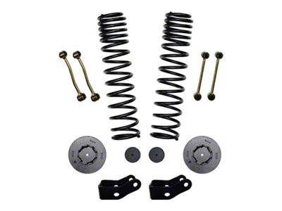 SkyJacker 2.50-Inch Dual Rate Long Travel Suspension Lift Kit with Rear Metal Coil Spring Spacers and Shock Extensions (20-25 3.6L Jeep Gladiator JT, Excluding Launch Edition, Mojave & Rubicon)