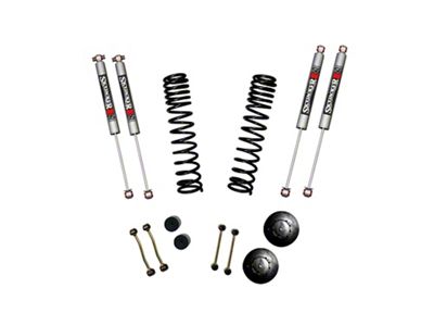 SkyJacker 2.50-Inch Dual Rate Long Travel Suspension Lift Kit with Rear Coil Spring Spacers and M95 Performance Shocks (21-25 3.0L EcoDiesel Jeep Gladiator JT, Excluding Rubicon)