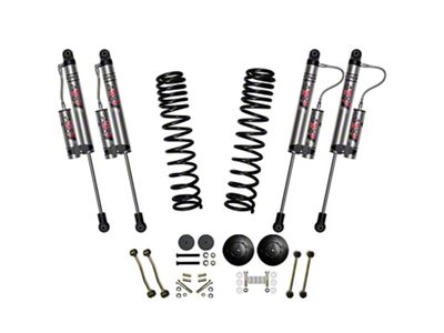 SkyJacker 2.50-Inch Suspension Lift Kit with ADX 2.0 Remote Reservoir Shocks (20-25 3.6L Jeep Gladiator JT Launch Edition, Rubicon)