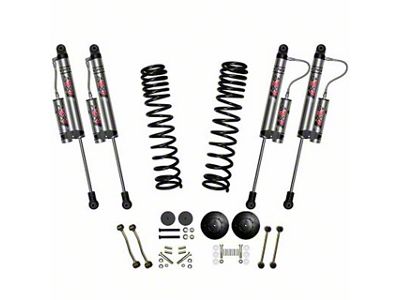 SkyJacker 2.50-Inch Suspension Lift Kit with ADX 2.0 Remote Reservoir Shocks (20-25 3.0L EcoDiesel Jeep Gladiator JT Launch Edition, Rubicon)