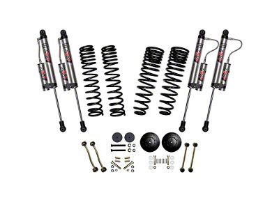 SkyJacker 2.50-Inch Suspension Lift System with ADX 2.0 Remote Reservoir Shocks (20-25 3.6L Jeep Gladiator JT, Excluding Launch Edition, Mojave & Rubicon)