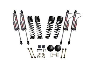 SkyJacker 2.50-Inch Suspension Lift System with ADX 2.0 Remote Reservoir Shocks (20-25 3.0L EcoDiesel Jeep Gladiator JT, Excluding Launch Edition, Mojave & Rubicon)