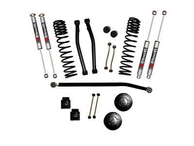 SkyJacker 3.50-Inch Dual Rate Long Travel Suspension Lift Kit with 2-Inch Rear Coil Spacers and M95 Performance Shocks (20-25 Jeep Gladiator JT, Excluding Launch Edition, Mojave & Rubicon)