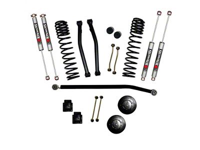 SkyJacker 3.50-Inch Dual Rate Long Travel Suspension Lift Kit with 2-Inch Rear Coil Spacers and M95 Performance Shocks (20-25 Jeep Gladiator JT Launch Edition, Rubicon)