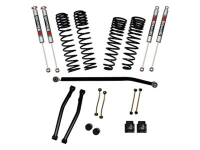 SkyJacker 3.50-Inch Dual Rate Long Travel Suspension Lift Kit with M95 Performance Shocks (21-25 3.0L EcoDiesel Jeep Gladiator JT, Excluding Rubicon)
