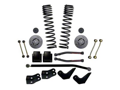 SkyJacker 3.50-Inch Dual Rate Long Travel Suspension Lift Kit with Rear Metal Coil Spring Spacers and Shock Extensions (20-25 3.6L Jeep Gladiator JT Launch Edition, Rubicon)