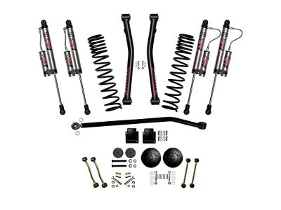 SkyJacker 3.50-Inch Suspension Lift Kit with ADX 2.0 Remote Reservoir Shocks (20-25 3.6L Jeep Gladiator JT Launch Edition, Rubicon)