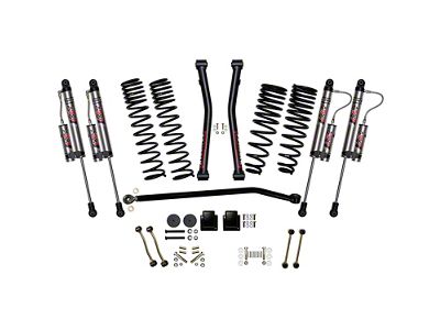 SkyJacker 3.50-Inch Suspension Lift System with ADX 2.0 Remote Reservoir Shocks (20-25 3.6L Jeep Gladiator JT Launch Edition, Rubicon)