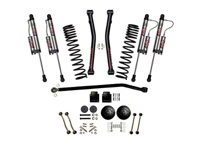 SkyJacker 3.50-Inch Suspension Lift Kit with ADX 2.0 Remote Reservoir Shocks (20-25 3.6L Jeep Gladiator JT Launch Edition, Rubicon)
