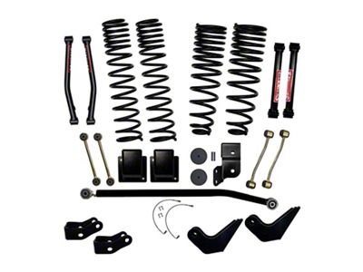 SkyJacker 4.50-Inch Dual Rate Long Travel Suspension Lift Kit with Shock Extensions (20-25 3.6L Jeep Gladiator JT, Excluding Launch Edition, Mojave & Rubicon)